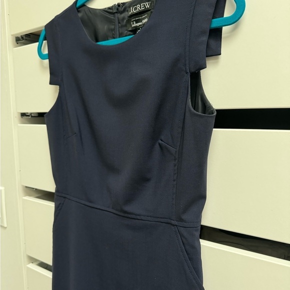 NWT J CREW Tollegno 1900 Italian Stretch Wool Resume Dress Size 4 - Picture 6 of 13